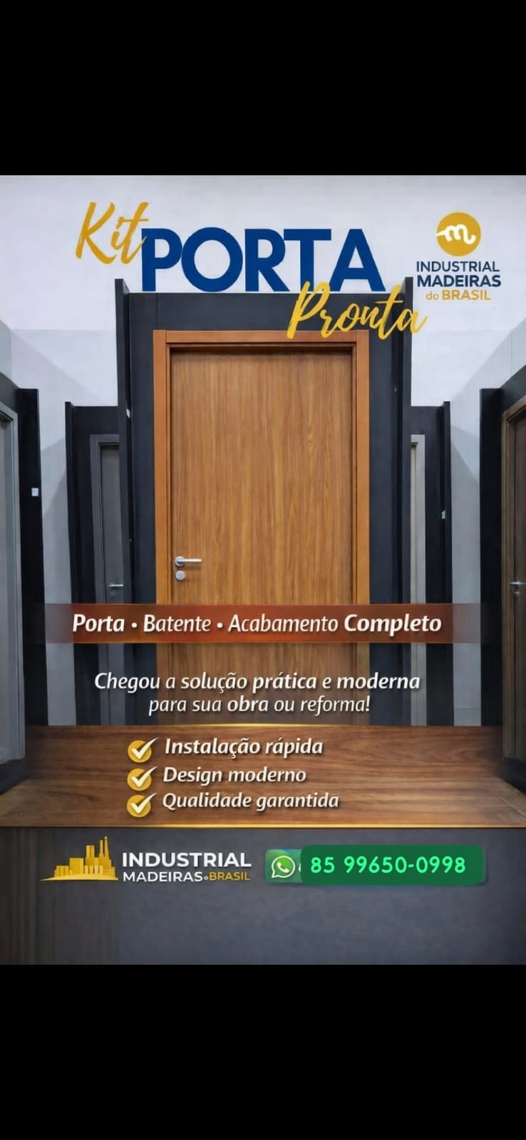 Kit Porta Pronta com acabamento completo