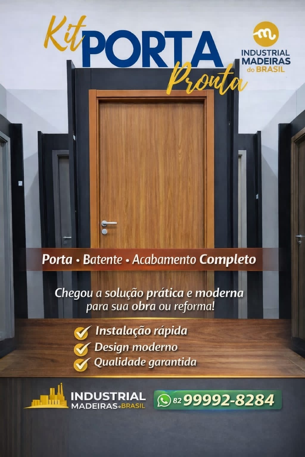 Kit Porta Pronta instalação profissional
